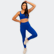 Legging Basic Azul Royal - CALLY roupa de academia feminina