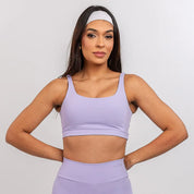 Top Basic Lavanda - CALLY roupa de academia feminina