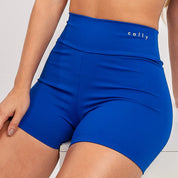 Short Basic Azul Royal - CALLY roupa de academia feminina