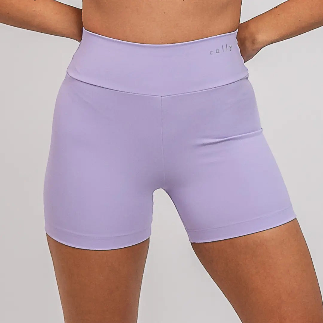 Short Basic Lavanda - CALLY roupa de academia feminina