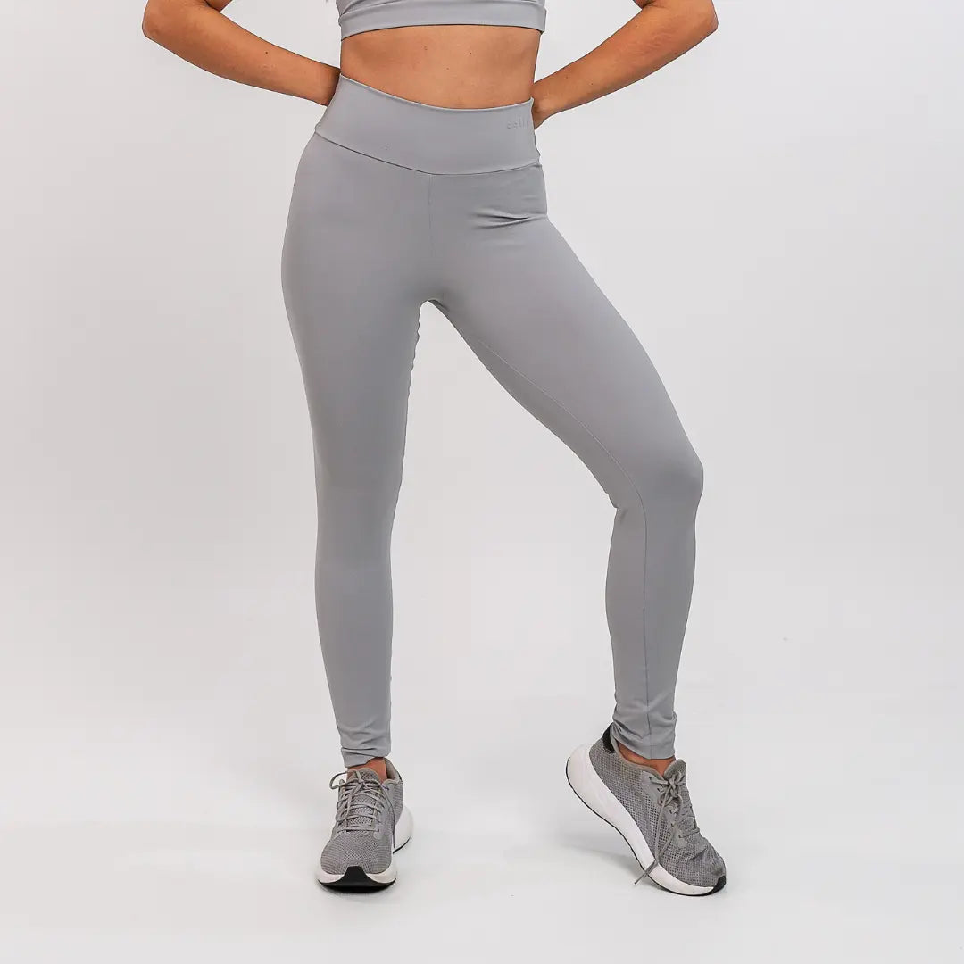Legging Basic Grey - CALLY roupa de academia feminina