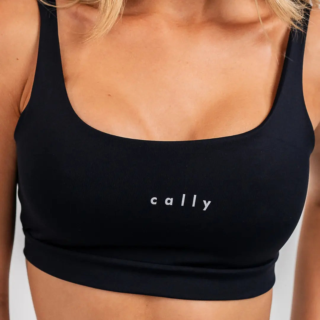 Top Basic Preto - CALLY roupa de academia feminina