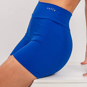 Short Basic Azul Royal - CALLY roupa de academia feminina