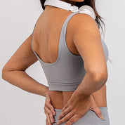 Top Basic Grey - CALLY roupa de academia feminina