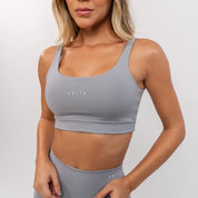 Top Basic Grey - CALLY roupa de academia feminina
