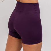 Short Basic Borgonha - CALLY roupa de academia feminina