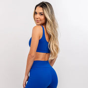 Short Basic Azul Royal - CALLY roupa de academia feminina