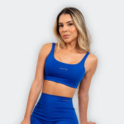 Top Basic Azul Royal - CALLY roupa de academia feminina