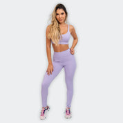 Legging Basic Lavanda - CALLY roupa de academia feminina