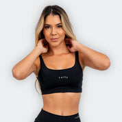 Top Basic Preto - CALLY roupa de academia feminina